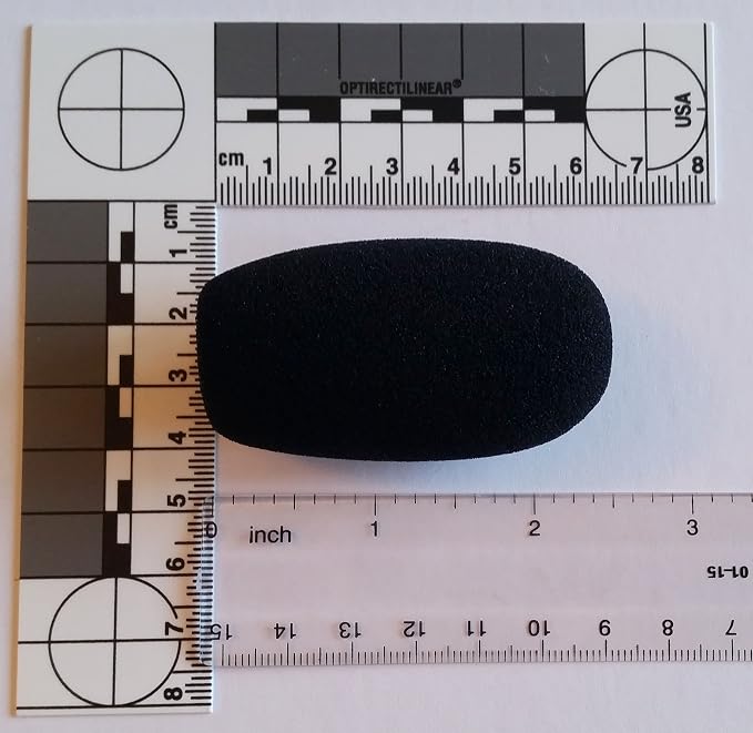 CA555 large microphone windscreens (Foam Microphone Covers) (2-pack) for use with mini-shotgun mics, larger headsets and desktop microphones - Image 2