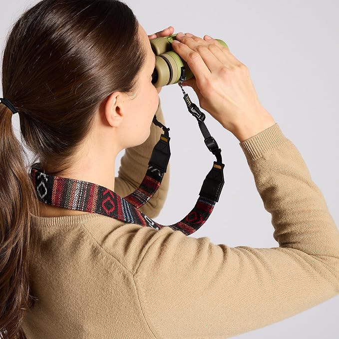 Nocs Provisions NocLoc Woven Tapestry Strap, Binocular & Camera Carry Accessory for All‑Day Comfort Hold - Thicket - Image 8