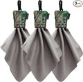 Classic Microfiber Lens Cleaner – Clip-On Pouch, Washable – for Binoculars, Scopes, Glasses, Screens | Classic | Alpine Mountain Camo, 6 x 6 Inch (3-Pack) by SPUDZ