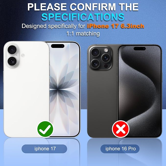 Suoman 2-Pack for iPhone 17 Camera Lens Protector, [CD Lines] [Strong-Adhesion] Metal Texture Style Tempered Glass Camera Lens Cover [with Auto Alignment Tool Kit] -Silver - Image 2