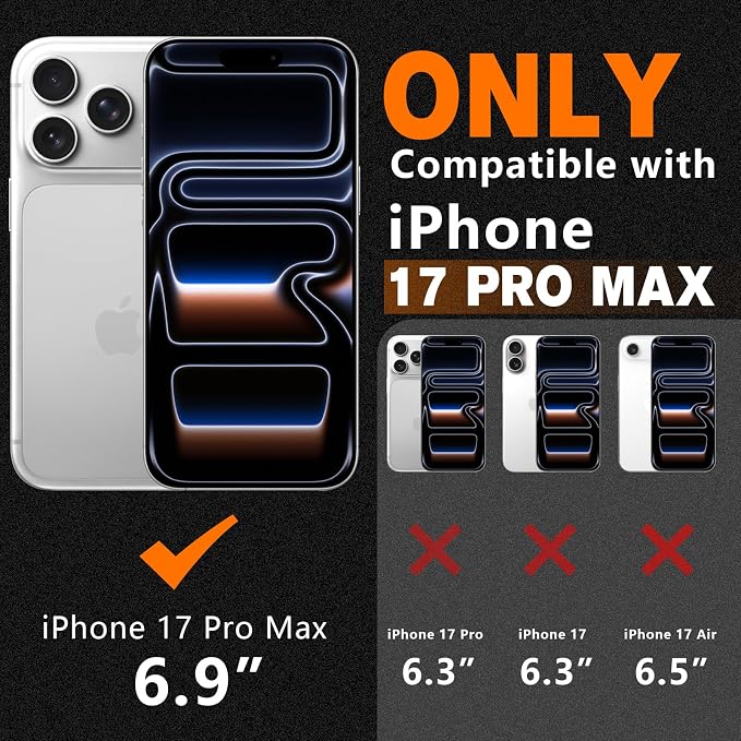 2 Pack for iPhone 17 Pro Max Camera Lens Protector | Bling Tempered Glass 9 Hardness,Anti-Scratch High Definition Camera Screen Protector (Silver) - Image 2