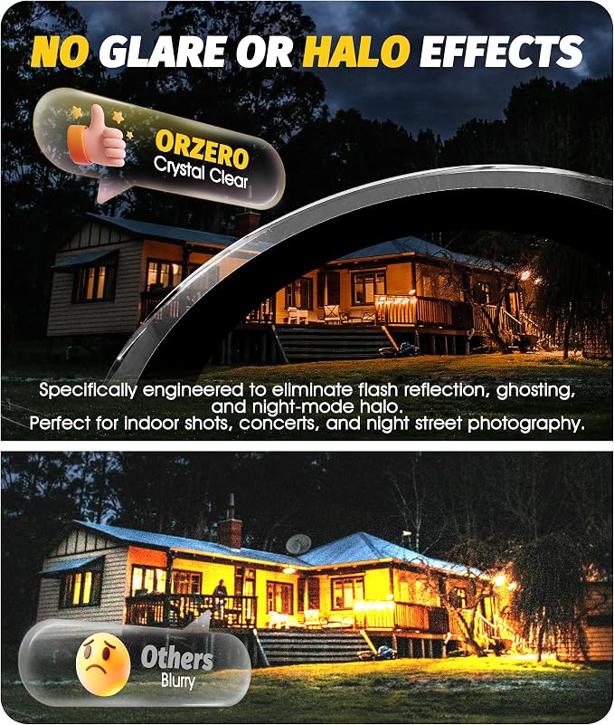 Orzero (2 Sets Camera Lens Protector for Samsung Galaxy S26 / S26 Plus, [EZ Install] [Case-Friendly] 9H Tempered Glass Lens Cover, Military-Grade Shockproof, HD Clarity Anti-Glare (Transparent) - Image 5