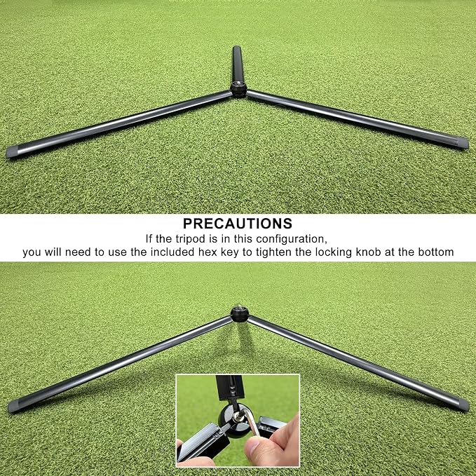Golf Tripod & Monopod, Magnetic Mount and Adjustable Stick for Golf Swing | 9–59" Adjustable Height to Capture Every Swing Angle, Easy to install, Portable, Compatible with Phones or Cameras - Image 6