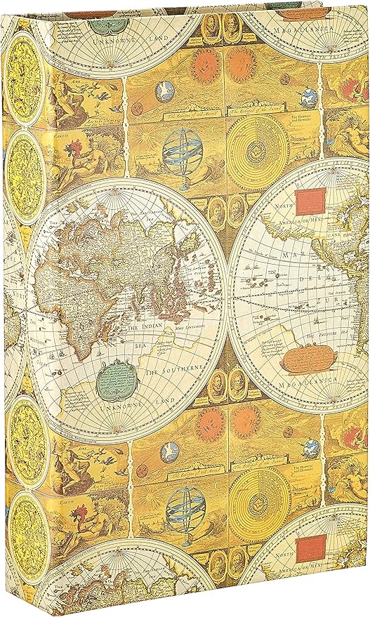 3-Ring Photo Album 504 Pockets Hold 4x6 Photos, Ancient World Map Design by PioneerPhotoAlbums
