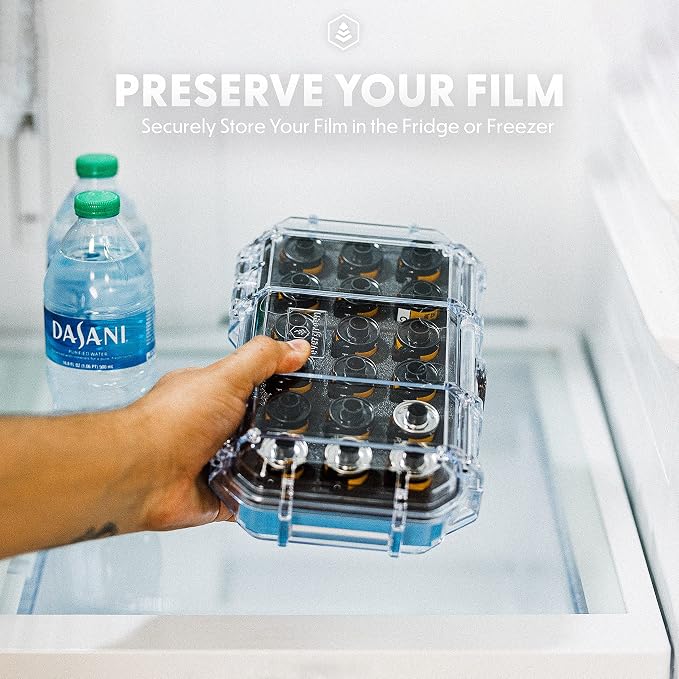 Evergreen 35mm Film Storage Case | Holds 18 Rolls | Preserve and Protect Your Film | Waterproof, Crushproof, & Freezer-Safe (Film Not Included) (Yellow) - Image 2