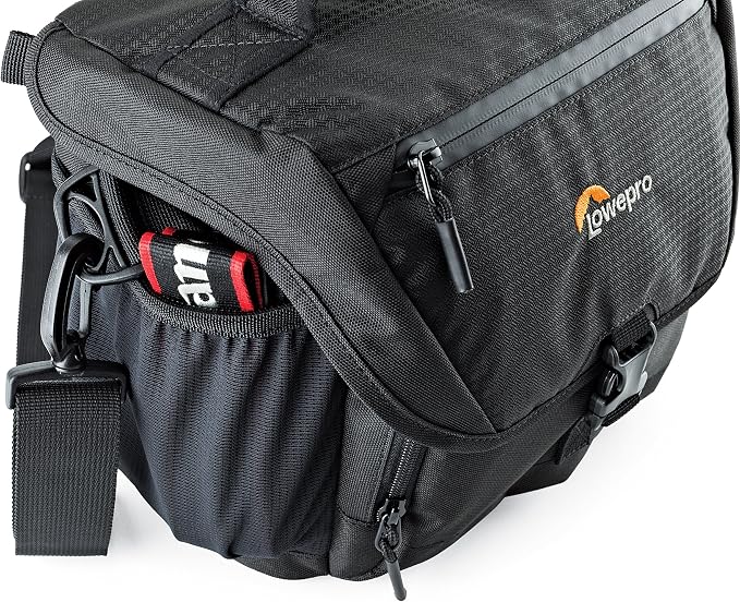 Lowepro LP37121, Nova 170 AW II Camera Bag, Fits DSLR with 24-105mm Attached Lens, Compact Photo Drone, 1-2 Additional Lenses, Flash, Black - Image 5