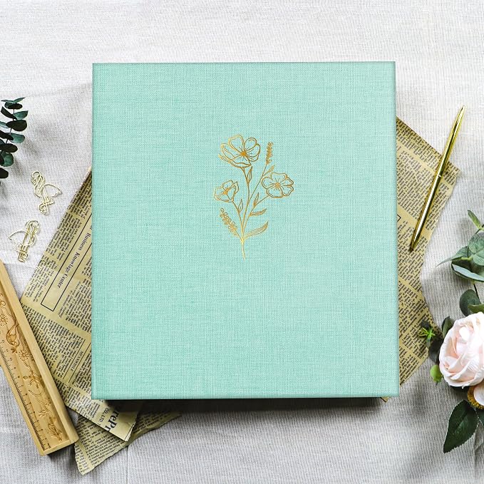 Holoary Photo Album 4x6 500 Photos 5 Pictures Per Page, 500 Pockets 4”x6” Picture Album, Linen Fabric Cover Big Picture Book for Photos, 4x6 Photo Albums for Family Weddings Travel Memories(Green) - Image 3
