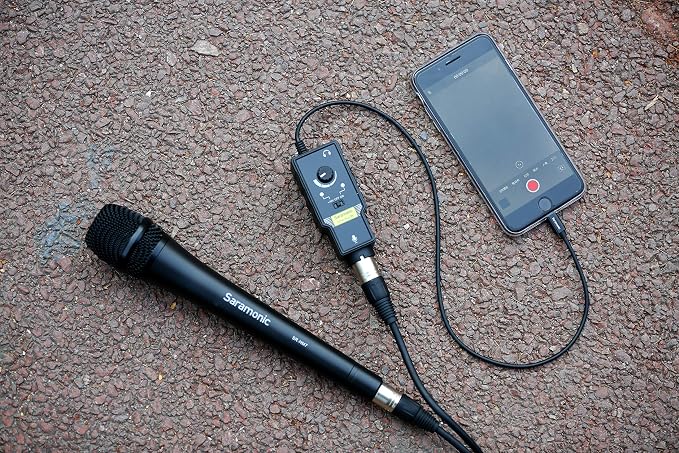 Saramonic SmartRig Di |Professional Lightning Audio Interface with XLR & 1/4" Inputs for iPhone & iPad - Image 5